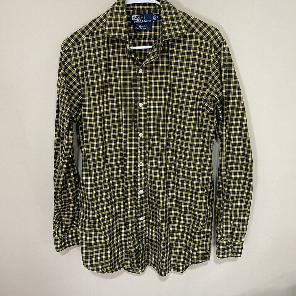 POLO RALPH‎ LAUREN Checkered BUTTON SHIRT Size Small